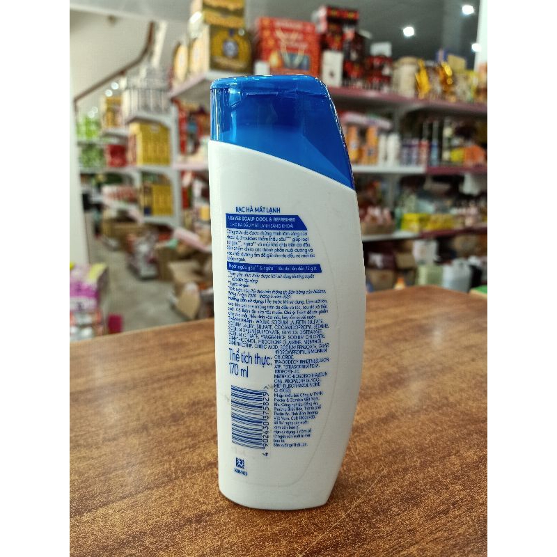 Dầu gội head& shoulders bạc hà chai 170 g