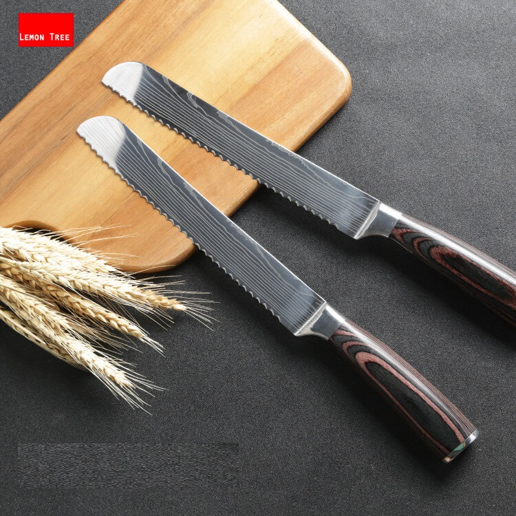 Dao bếp thái vỏ dừa,cắt cá đông lạnh,thái bánh mỳ không rỉ cao cấp, lưỡi răng cưa-TOPCOMSHOP hàng chính hãng-T1 DT118