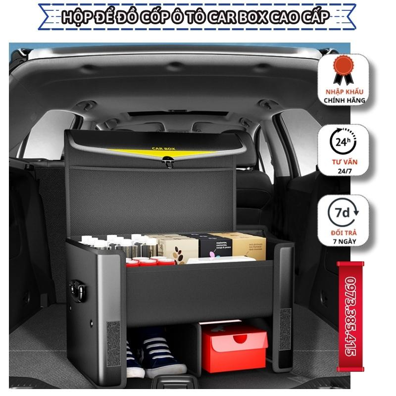 Thùng đựng đồ cốp ô tô cao cấp chính hãng Car Box nhiều ngăn có thể gấp gọn,Cốp đựng đồ ô tô cao cấp 5 lớp siêu bền