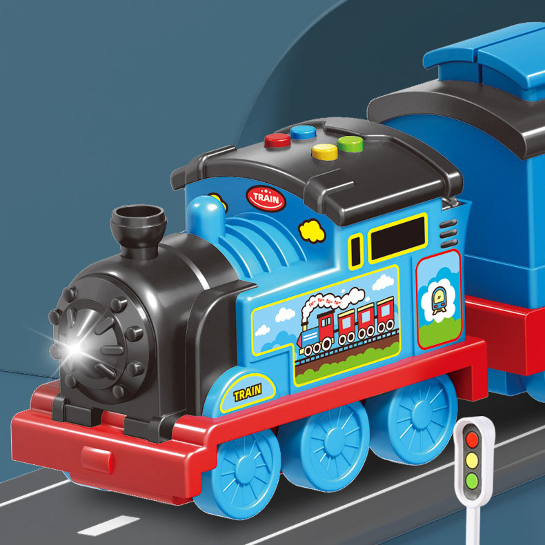 Đồ Chơi Đoàn Tàu Cao Cấp Cho Bé Thomas Hot Wheels Train Container Biến Hình Xe Oto Vận Chuyển Cỡ Lớn Tặng Kèm 6 Xe Con