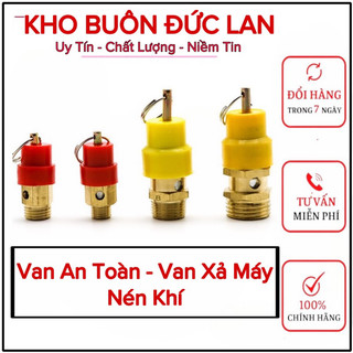 Van xả khí nén an toàn loại xả móc ren 1/4 ,3/8 ,1/2 - van an toàn máy nén khí