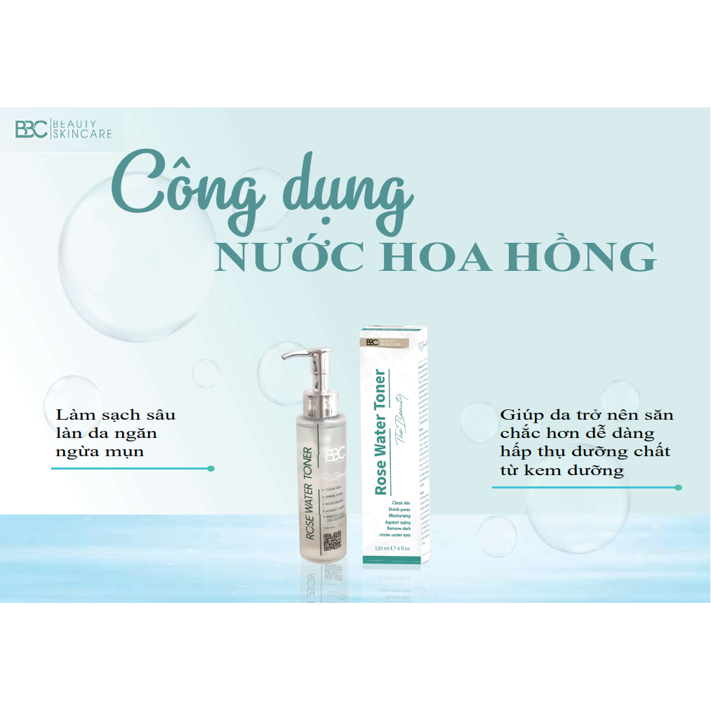 Nước Hoa Hồng ( The Beauty ROSE WATER TONER )