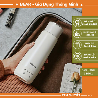 Bình đun nước giữ nhiệt mini di động đun sôi nước, giữ ấm nước pha sữa cho bé hãng bear ZDH-C04X1