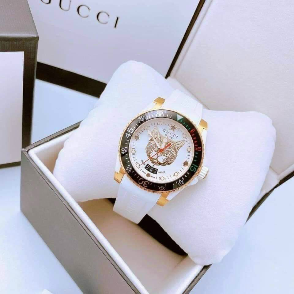 Đồng Hồ Unisex Gu.c.c.i  Cho Cả Nam Và Nữ,Size: 40mm,Full Box Hãng,Trẻ Trung Và Vô Cùng Độc Đáo