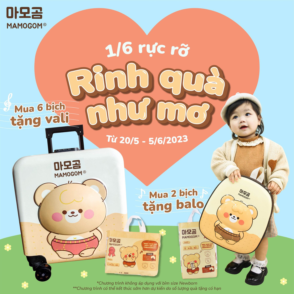 FREESHIP COMBO 2 Tã/Bỉm quần MAMOGOM hữu cơ Hàn Quốc đủ size S62/M52/M48/L44/XL40/XXL38