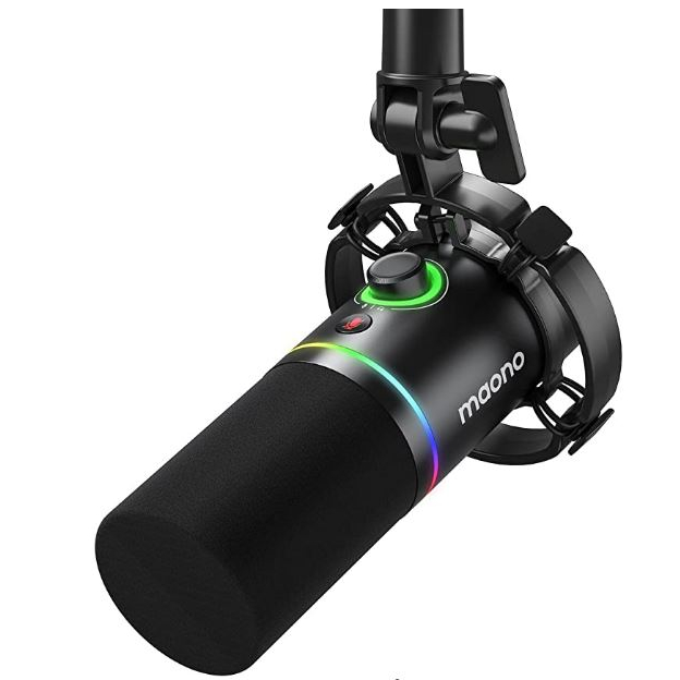 MAONO PD200X - Micro Podcast - hỗ trợ kết nối USB/XLR - Recording, Streaming, Gaming & Voice-Over - Hàng chính hãng