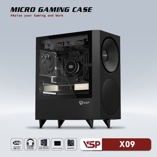Case vsp micro gaming x09 - black, white