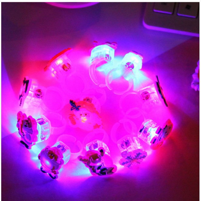 Nhẫn phát sáng nhiều mầu, đồ chơi cho bé BQSHOP2016