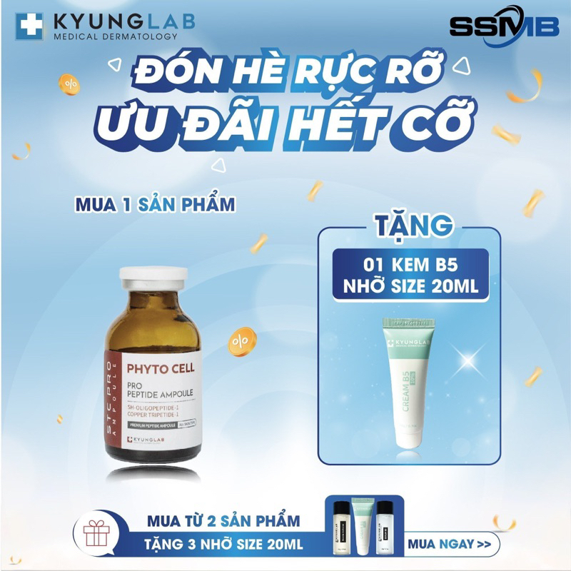 [Kyunglab] Phyto cell pro peptide ampoule - Tinh chất dưỡng da tế bào gốc 20ml