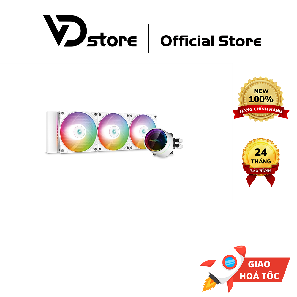 TẢN NHIỆT NƯỚC CPU DEEPCOOL CASTLE 360 EX A-RGB WHITE