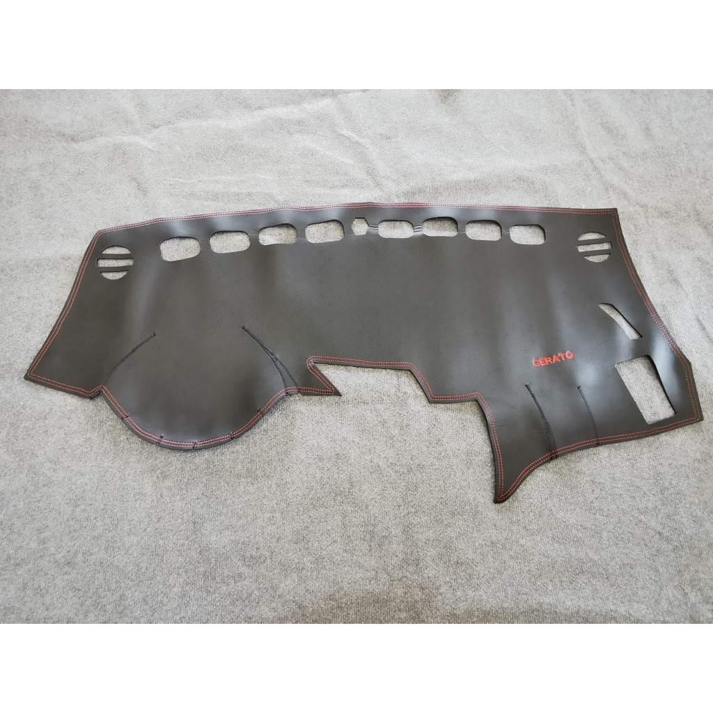 Thảm Taplo Ô tô Xe Hơi Nhung Lông Cừu và Da Carbon KIA Cerato 2015 2016 2017 2018 2019 2020