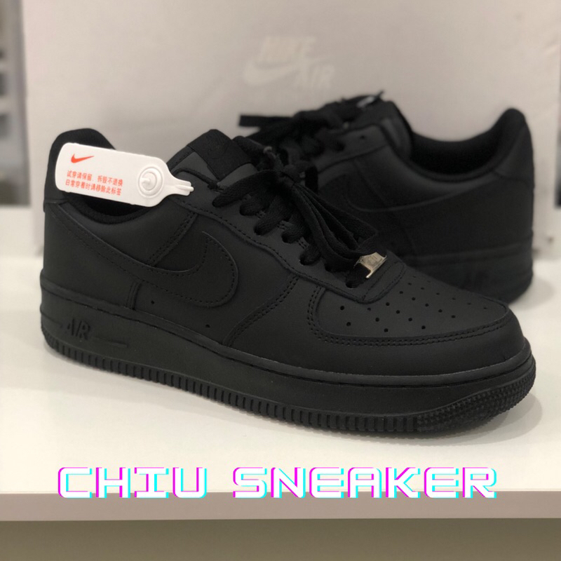 Giày Sneaker tăng chiều cao nam nữ Air Force 1 All Black Phiên bản cao cấp giày thể thao Af1 Full đen
