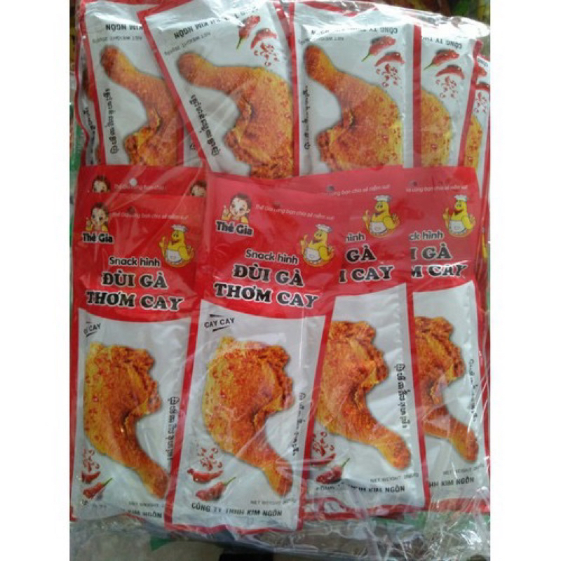 Sỉ 30 Gói Snack Đùi Gà Thơm Ngon Date Mới
