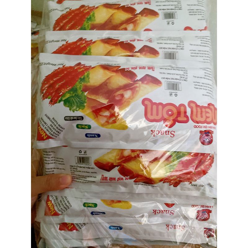 Bịch 30 GÓI Cay Cay Nem Tôm Snack