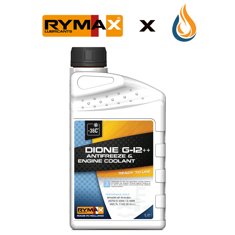 Nước làm mát pha sẵn Rymax Dione G-12++ Ready To Use - Chai 1L và 5L