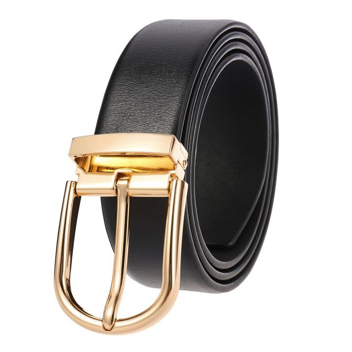 Thắt Lưng Nam Da Bò Khóa Kim Phong Cách Trẻ Trung Hiện Đại