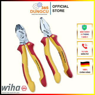 Bộ 2 kìm cách điện 1000v cb01vde wiha 38191 hàng chính hãng