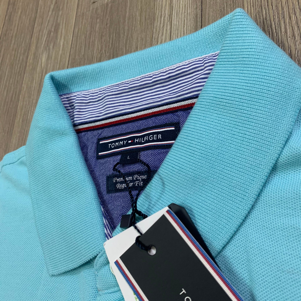 Áo Polo Tommy chính hãng, áo polo nam 100% cotton co dãn, thấm hút tốt, thoáng mát, thoải mái