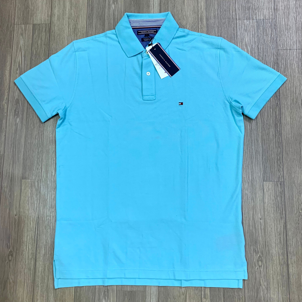 Áo Polo Tommy chính hãng, áo polo nam 100% cotton co dãn, thấm hút tốt, thoáng mát, thoải mái