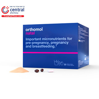 Orthomol Natal bổ trứng, bổ sung 25 vitamin và dưỡng chất cho bà bầu nhập khẩu từ Đức - Central Pharmacy