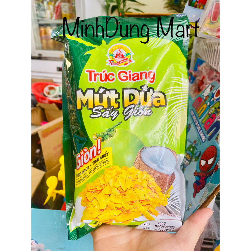 Dừa khô/mứt dừa khô sấy giòn bến tre gói 200g