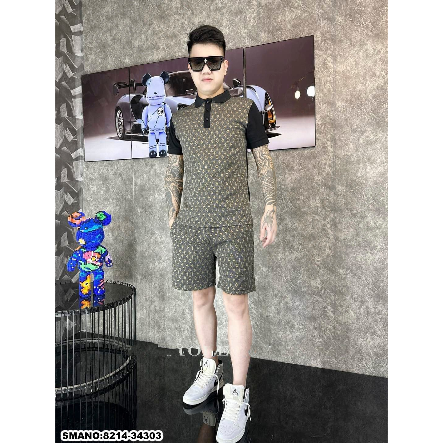 Bộ thể thao nam mặc hè BH67 chất liệu cotton cao cấp phong cách thanh lịch, nam tính, mát mẻ