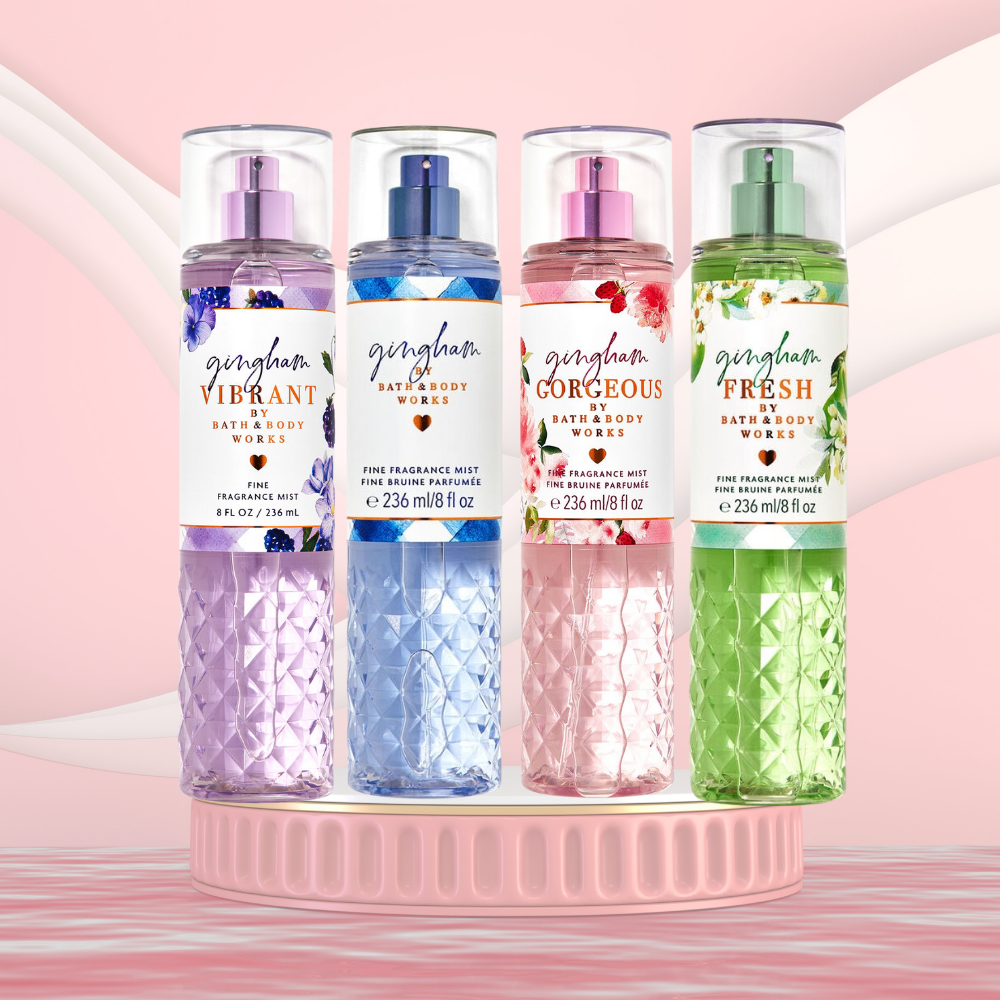 [TỔNG HỢP][BST GINGHAM MỚI] Xịt thơm Bath &amp; Body Works GINGHAM, GINGHAM FRESH, GINGHAM GORGEOUS, GINGHAM VIBRANT 236ml