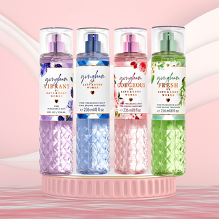 Xịt thơm bath & body works gingham, gingham fresh, gingham gorgeous, gingham vibrant 236ml