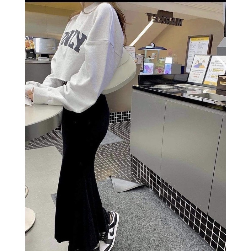 Chân Váy Đuôi Cá tôn dáng eo thon che khuyết điểm nâng mông chất cotton co giãn 4c