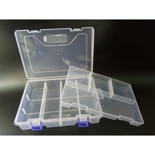 Hộp Nhựa 2 tầng 8 ngăn 23x16x6cm Đựng Linh Kiện, đồ trang sức, đồ chơi, đồ nail mi, móng