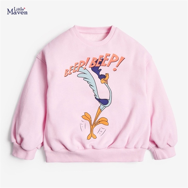 BST ÁO NỈ HOẠ TIẾT CHO BÉ GÁI - MALWEE OFFCIALSTORE