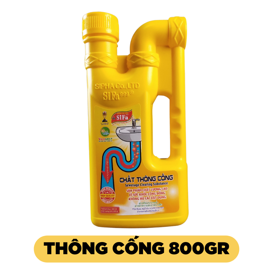 Chất dung dịch thông tắc cầu và cống sifa, phân loại 700G 800G 1400G 1600G - HUY TUONG