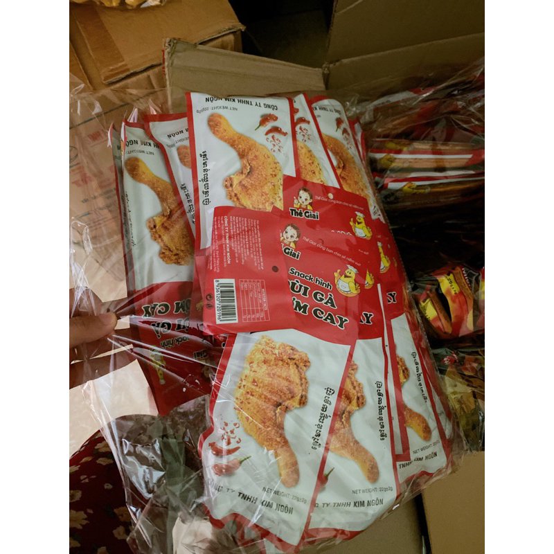 Sỉ 30 Gói Snack Đùi Gà Thơm Ngon Date Mới
