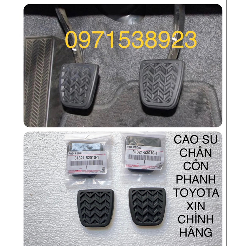 2 CAO SU CHÂN CÔN CHÂN PHANH TOYOTA VIOS INNOVA HILUX FORTUNER CAMRY COROLLA ALTIS XỊN CHÍNH HÃNG 31321-52010-1