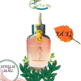 Tinh dầu xá xị chai serum 30ml - Quế Trà My tinh dầu nguyên chất giảm đuổi muỗi côn trùng thơm phòng khử mùi xông thơm