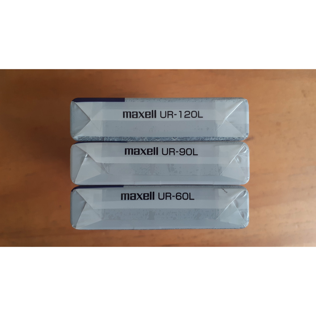 Băng Cassette MAXELL 60, 90,120 - Hàng mới nguyên seal Nhật Bản