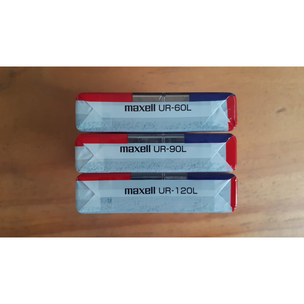 Băng Cassette MAXELL 60, 90,120 - Hàng mới nguyên seal Nhật Bản