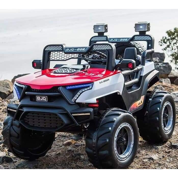 Ô TÔ ĐIỆN BJQ 008 - 4 ĐỘNG CƠ BÌNH 12V TẢI TRỌNG 80KG