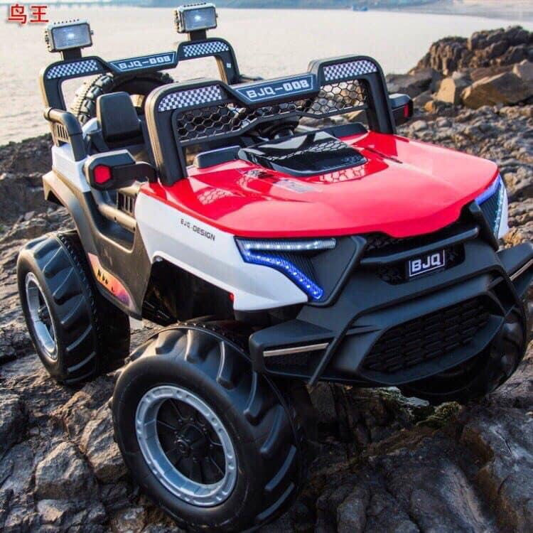 Ô TÔ ĐIỆN BJQ 008 - 4 ĐỘNG CƠ BÌNH 12V TẢI TRỌNG 80KG