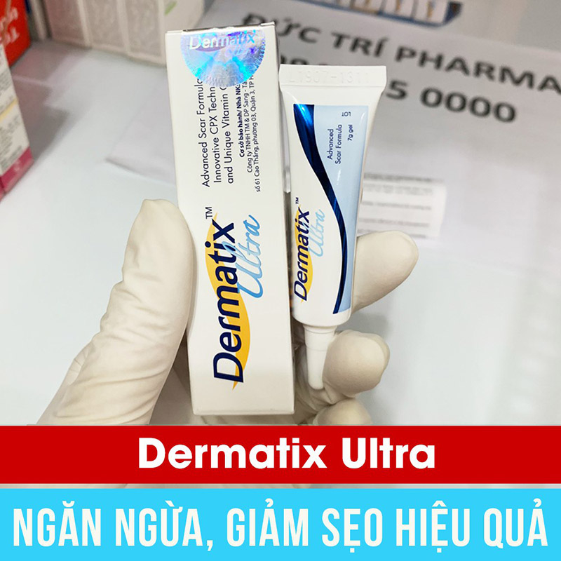 Gel hỗ trợ sẹo Dermatix Ultra 15g Vết sẹo kem