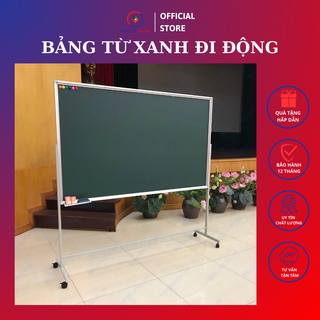Bảng từ xanh viết phấn có chân_bảng xanh viết phấn có chân_bảng từ xanh di động