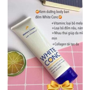 Kem dưỡng body White ConC trắng da nâng tông ban đêm và ngày Nhật Bản