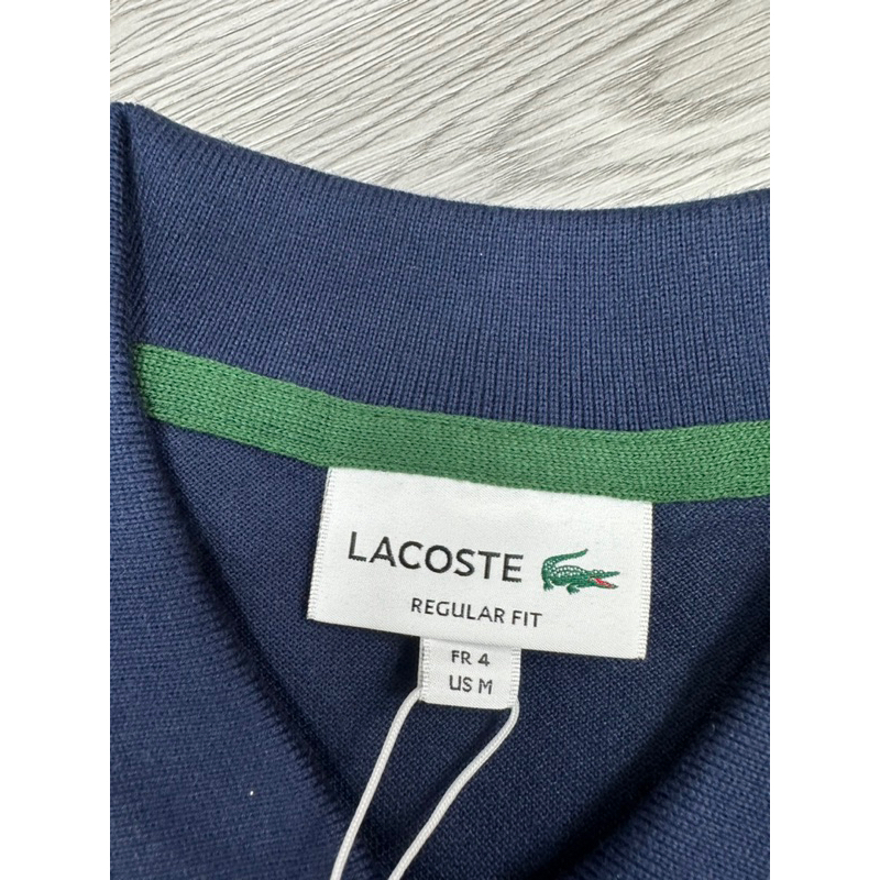 Áo Polo Lacoste con Logo Azul Marino Hombre