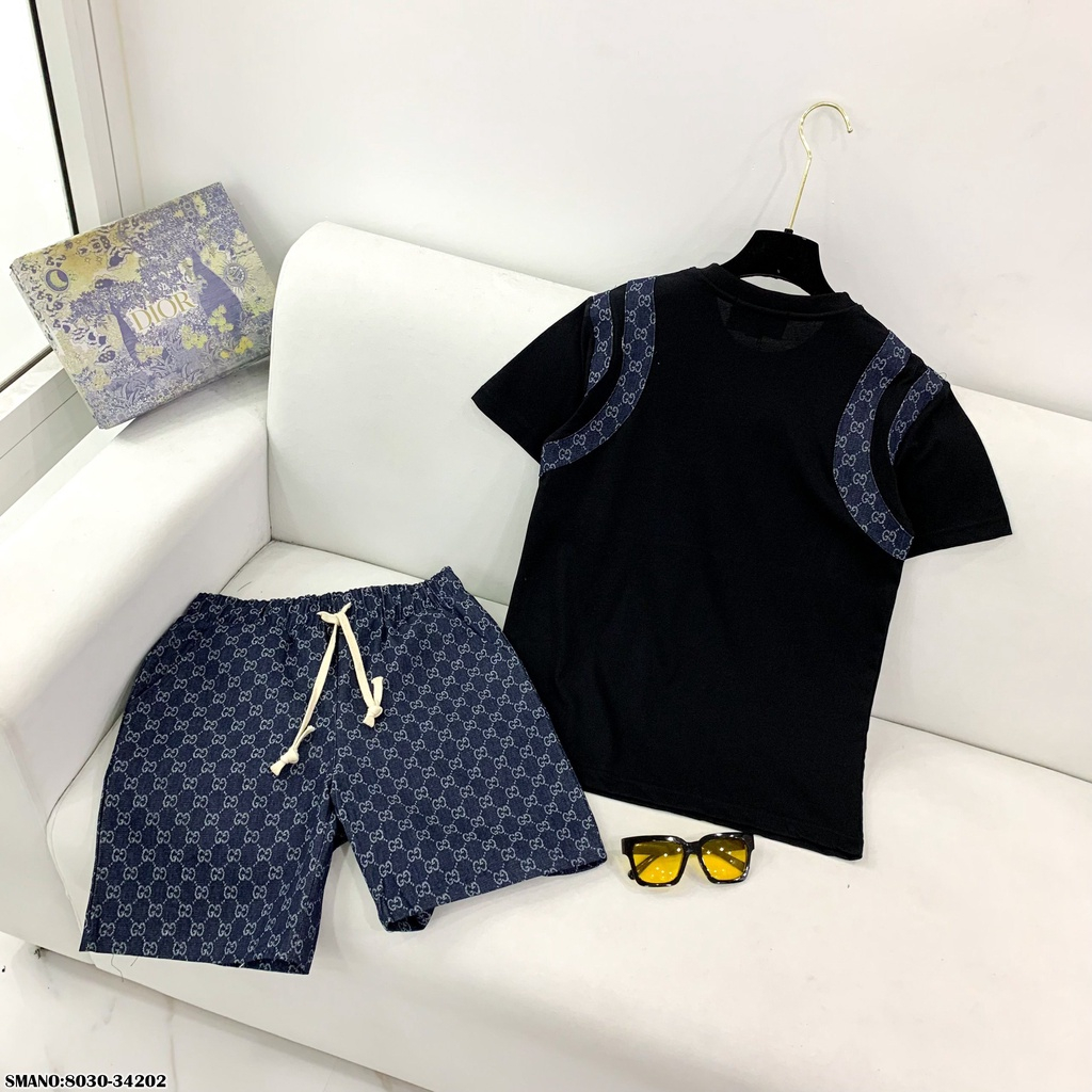 Bộ thể thao nam BH40 cộc tay, bộ hè nam chất liệu thun lạnh mềm mịn, nam tính, lịch sự | BigBuy360 - bigbuy360.vn