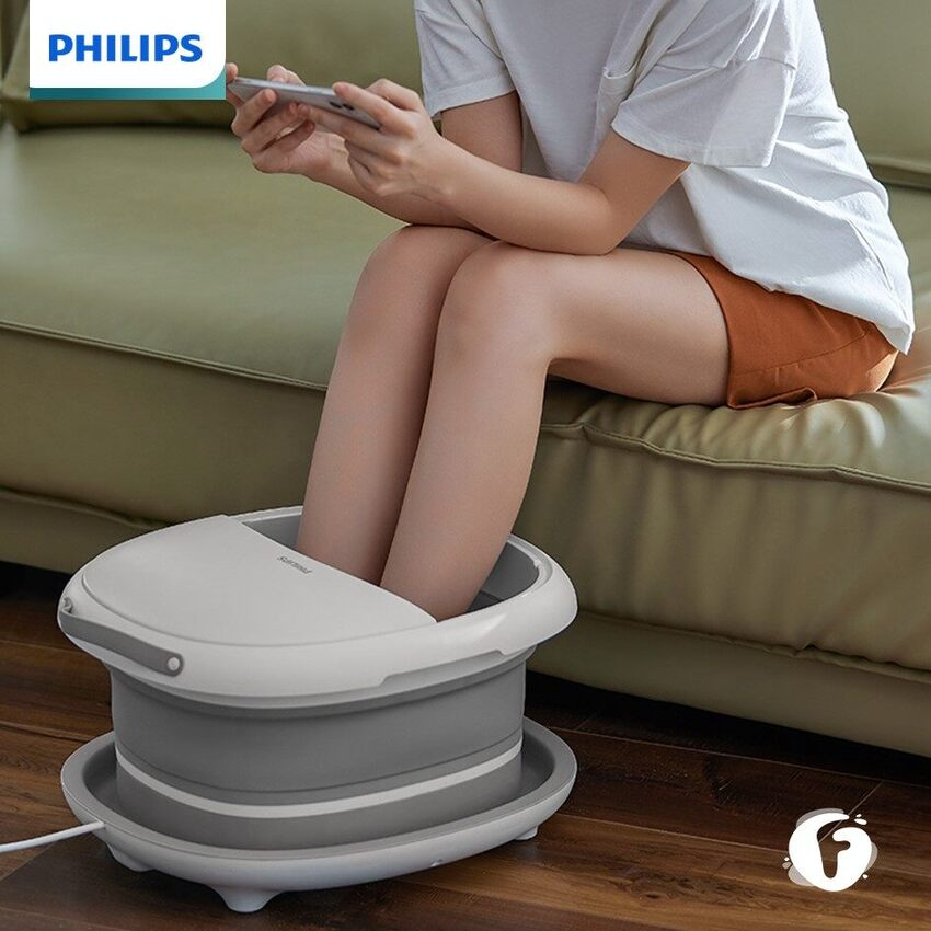 Bồn ngâm kiêm máy massage chân Thương hiệu Philips Hà Lan cao cấp PPM3101F - HÀNG CHÍNH HÃNG, 1 NĂM BẢO HÀNH