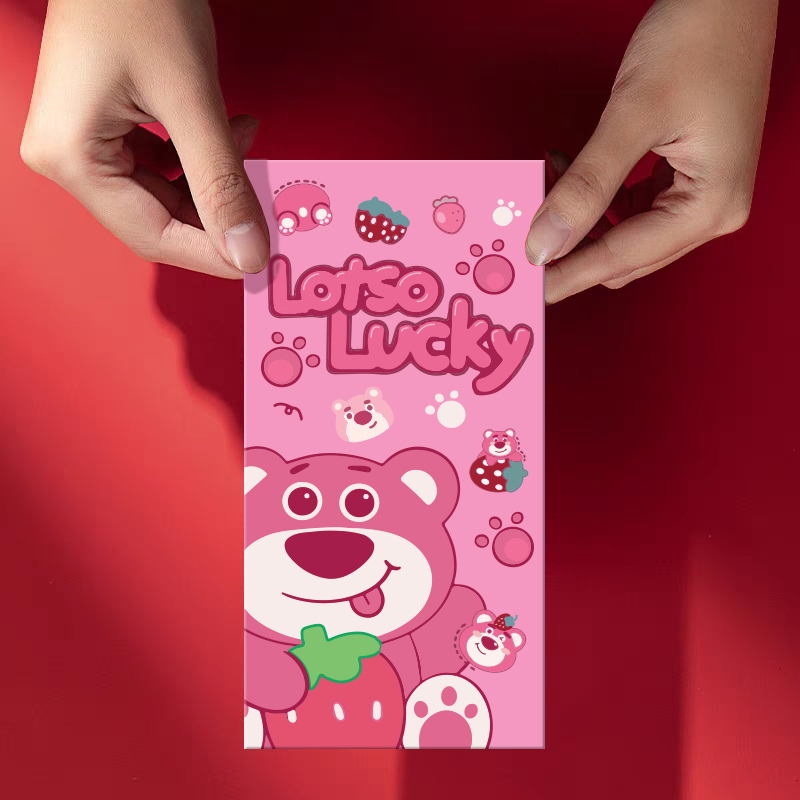 Xấp 10 bao lì xì đôrêmon, gấu dâu lotso