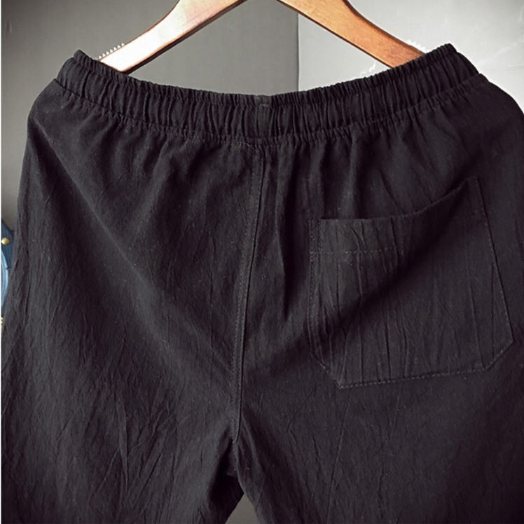 Quần đùi nam chất đũi thoáng mát thấm hút mồ hôi tốt mùa hè