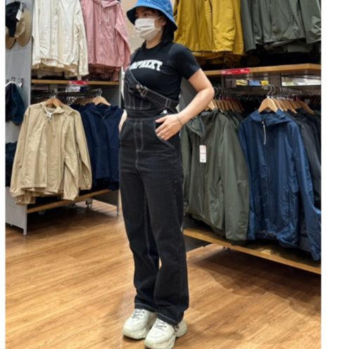 [Mã FATP17 giảm 50K đơn 200K] Quần yếm jeans đen dài ống rộng hack dáng thiết kế Hàn Quốc 2023 | BigBuy360 - bigbuy360.vn