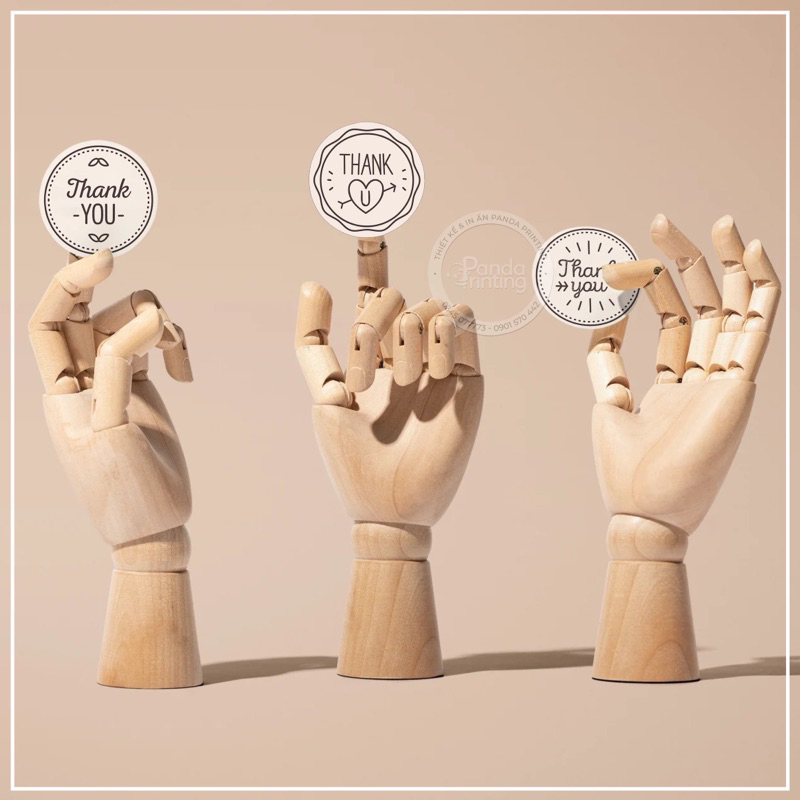 Combo Tem Dán THANK YOU giá rẻ - Kích Thước 3cm 🔥