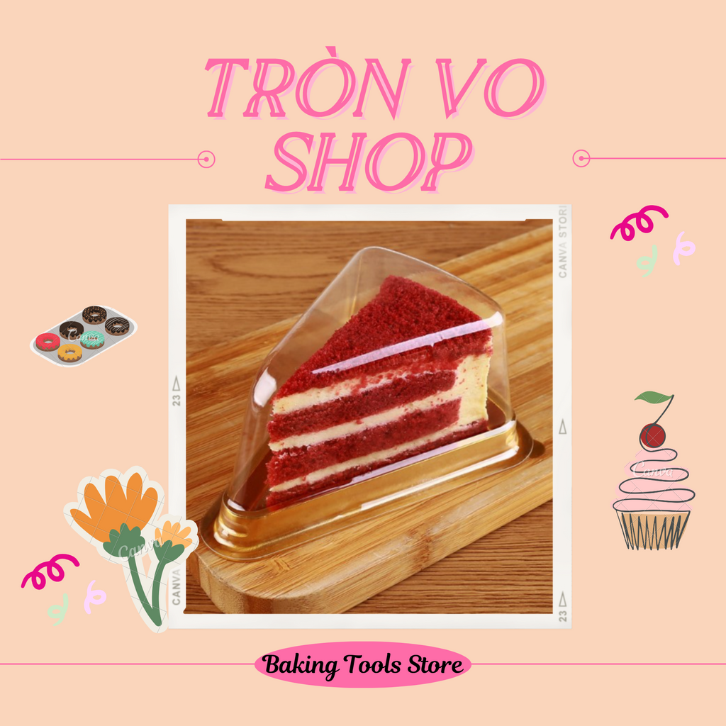 Hộp đế vàng tam giác A03 [ set/50c ]
